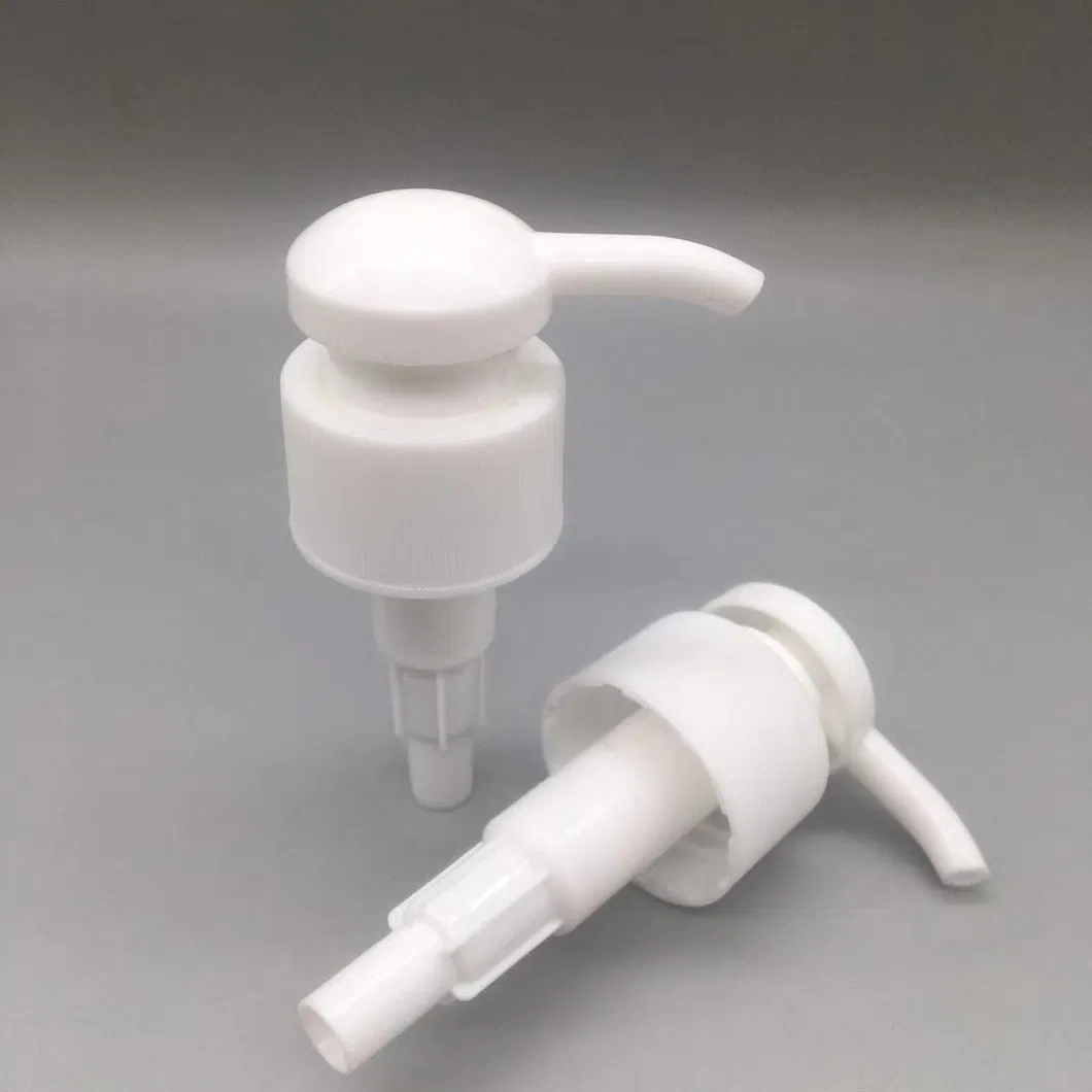 White Plastic PP Hand Washing 28mm Lotion Pumps