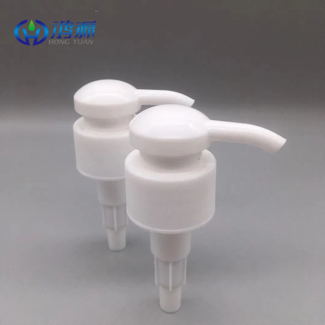 White Plastic PP Hand Washing 28mm Lotion Pumps