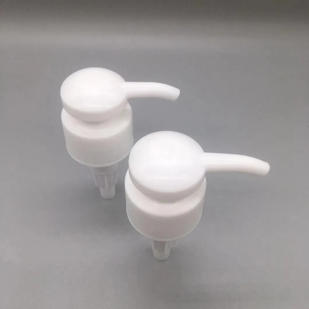 White Plastic PP Hand Washing 28mm Lotion Pumps
