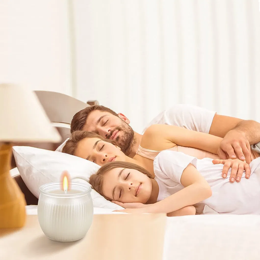 Wholesale 35 Hours 185ml 4 Oz 5oz Clear Vertical Stripes Round Watermelons Pumpkins Jar Cup for Candle Making