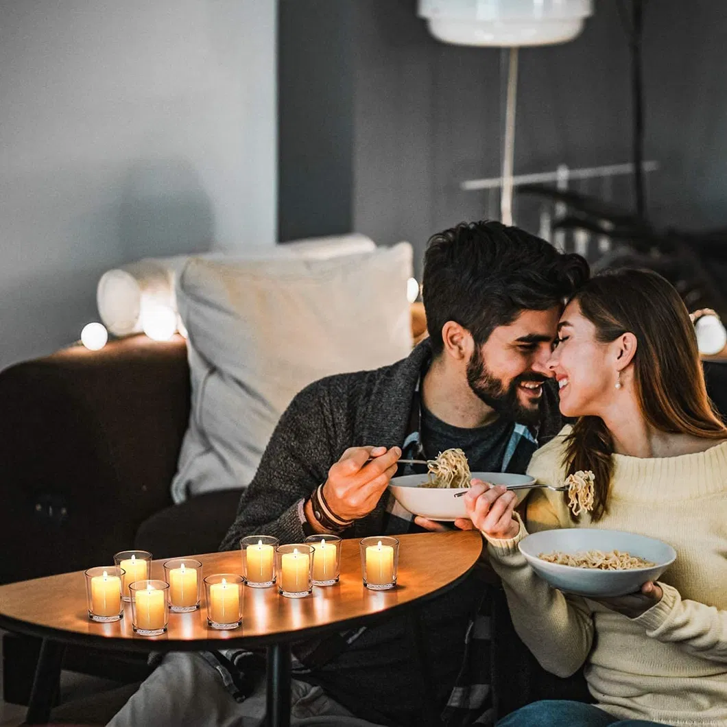 Wholesale 95ml 2.5oz 3oz Small Glass Transparent Tealights Candle Holder Jar Cup for Religion Wishing Wedding Decoration and Home Decoration