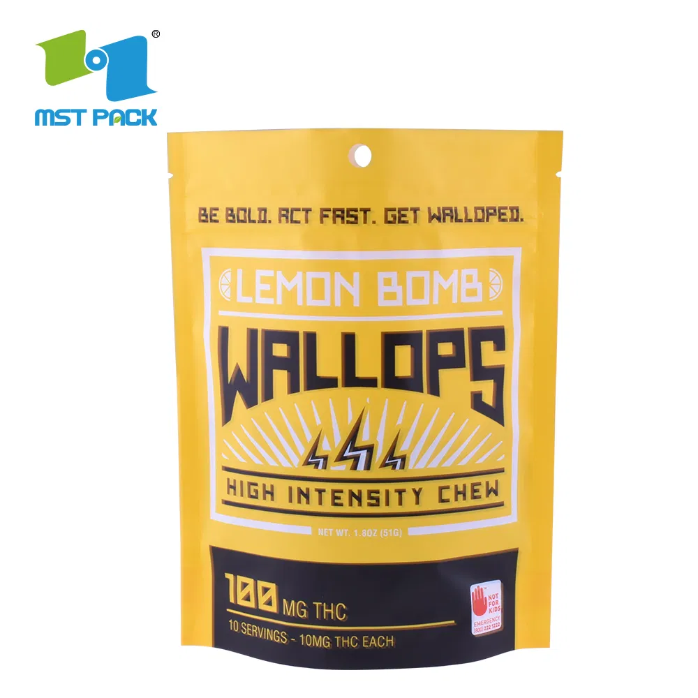 Wholesale Biodegradable Organic Empty Tea Bags Doypack Ziplock Paper Pouches