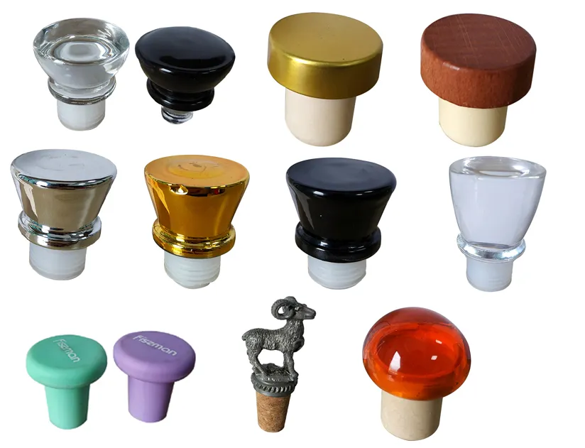 Wholesale Round Whisky Liquor Glass Bottle with Cork Caps