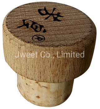 Wholesale Round Whisky Liquor Glass Bottle with Cork Caps