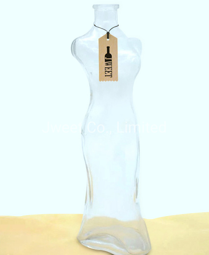Wholesale Unique Shaped 700 Ml Glass Bottle for Vodka