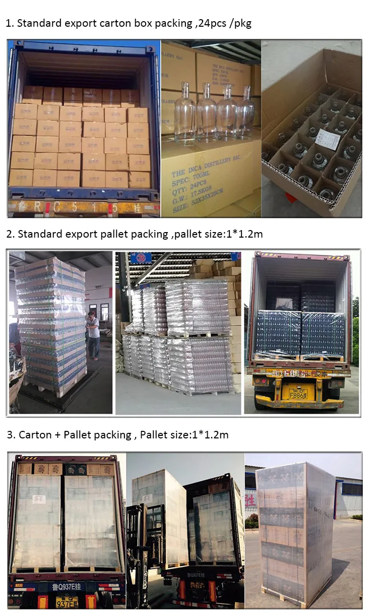 Yuncheng Ruisheng Wholesale Empty Spray Painted Glass Bottles Bottle 750ml Glass Liquor Vodka Bottle Glass